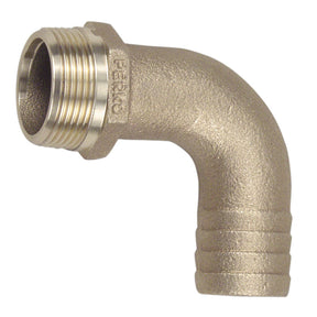Perko 34 Pipe To Hose Adapter 90 Degree Bronze MADE IN THE USA