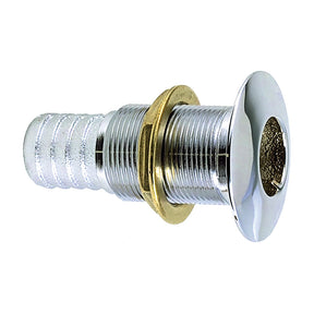 Perko 118 ThruHull Fitting f Hose Chrome Plated Bronze Made in the USA