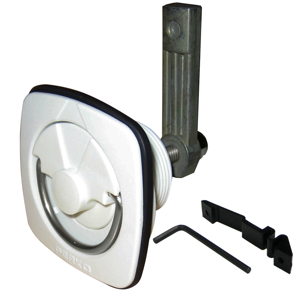Perko Flush Latch  White