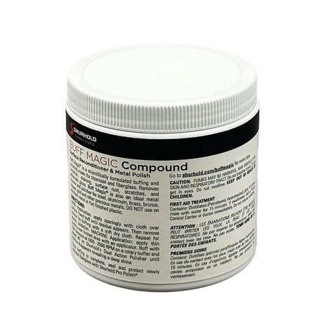 Shurhold Buff Magic Compound Surface Reconditioner  Metal Polish  22oz YBP0101