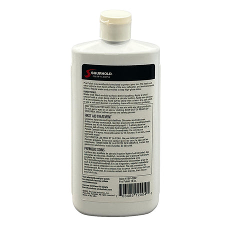 Shurhold Pro Polish Fiberglass Sealant  Polish  16oz Bottle YBP0202