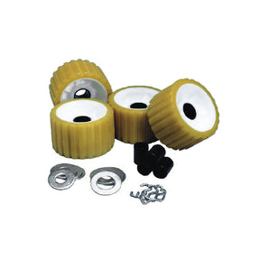 CE Smith Ribbed Roller Replacement Kit  4 Pack  Gold