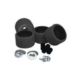 CE Smith Ribbed Roller Replacement Kit  4 Pack  Black