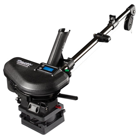 Scotty 2106 HP Depthpower Electric Downrigger 60 SS Telescoping Boom wSwivel Base  Single Rod Holder