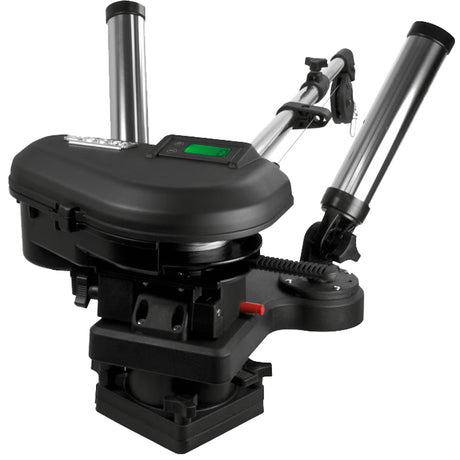 Scotty 2116 HP Depthpower Electric Downrigger 60 SS Telescoping Boom wSwivel Base  Dual Rod Holder