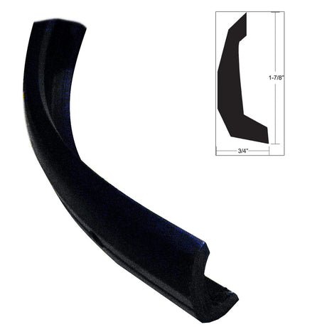 TACO SemiRigid Rub Rail Kit  Black wNo Insert  30