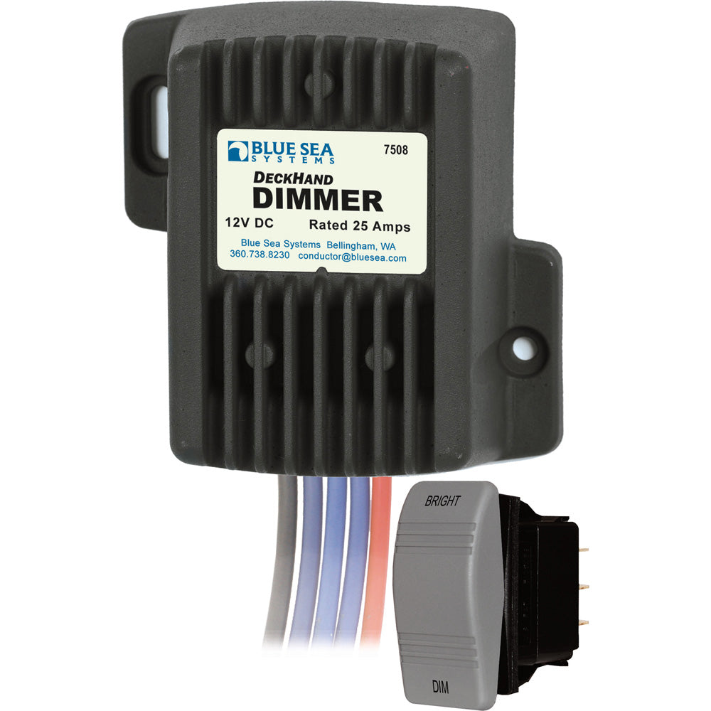 Blue Sea 7508 DeckHand Dimmer  25 Amp12V