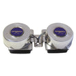 Schmitt Marine Ongaro AllStainless Mini Compact Twin Horn  12V