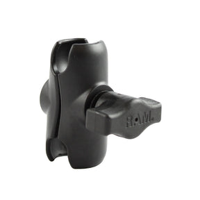RAM Mount Short Double Socket Arm f1 Ball Bases