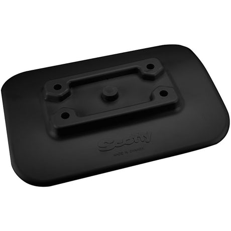 Scotty 341BK GlueOn Mount Pad fInflatable Boats  Black