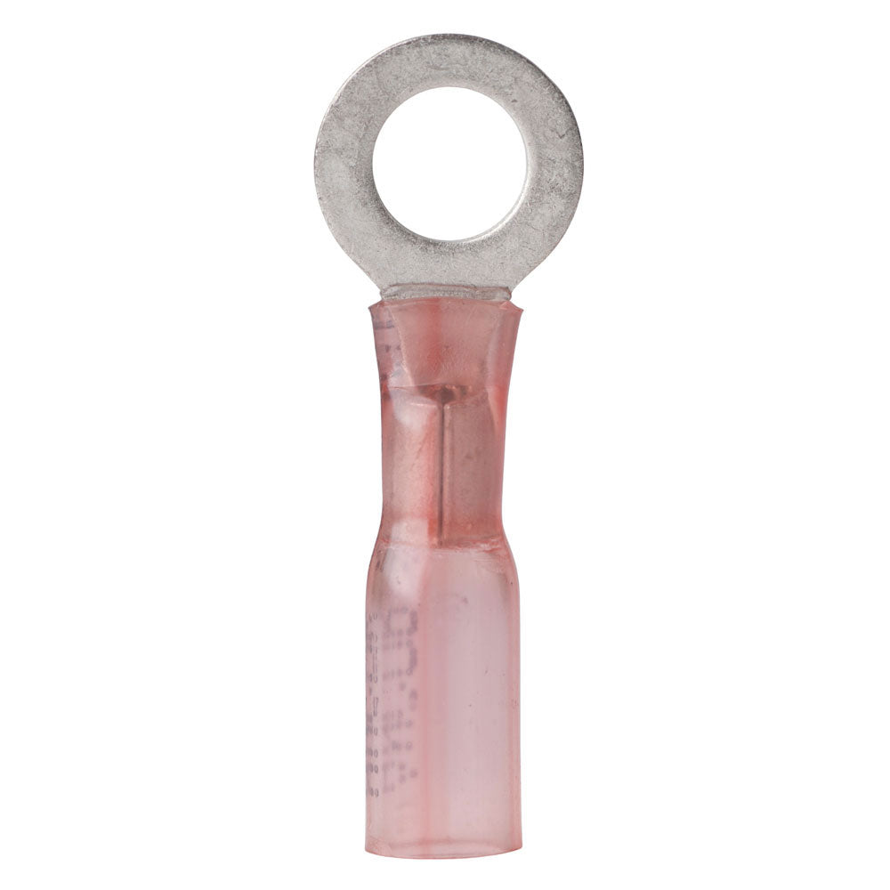 Ancor 2218 Gauge  8 Heat Shrink Ring Terminal  100Pack