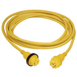 Marinco 30 Amp PowerCord PLUS Cordset wPowerOn LED  Yellow 50ft