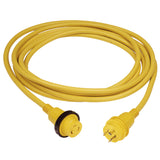 Marinco 30 Amp PowerCord PLUS Cordset wPowerOn LED  Yellow 50ft