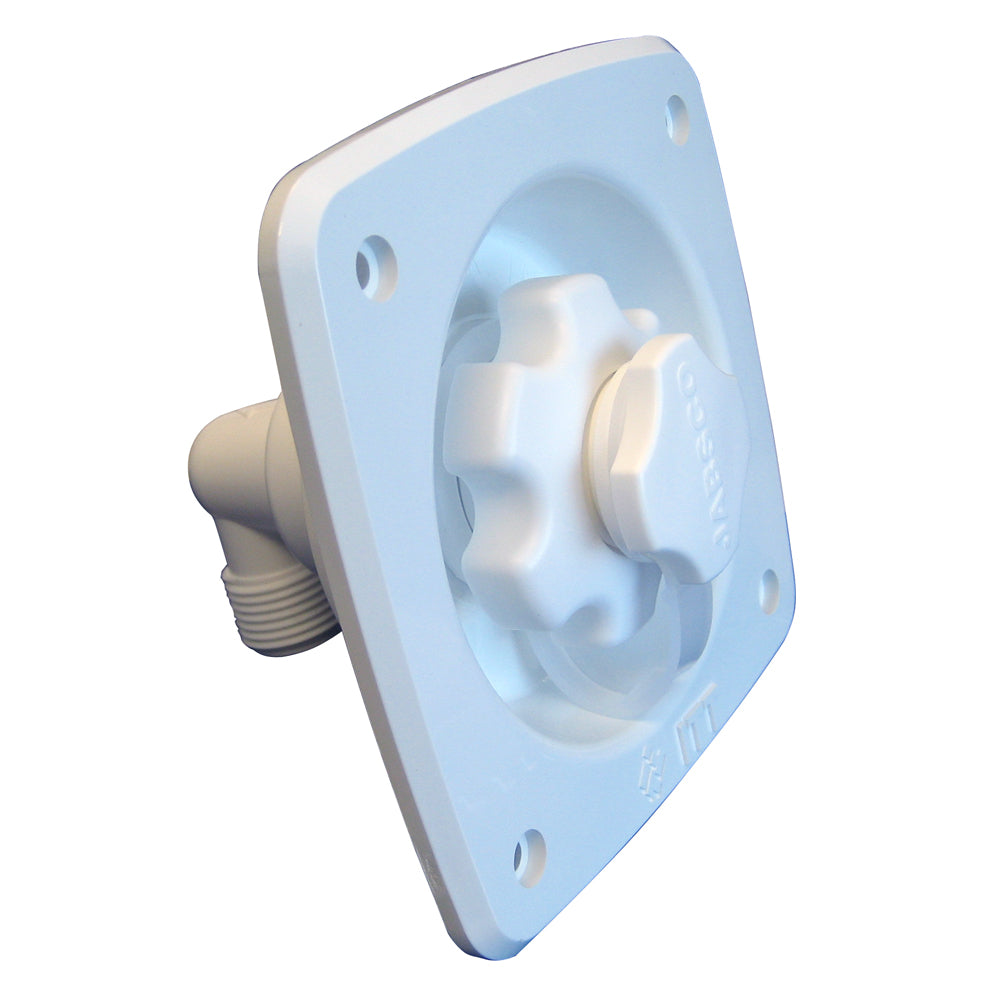 Jabsco Flush Mount Water Pressure Regulator 45psi  White