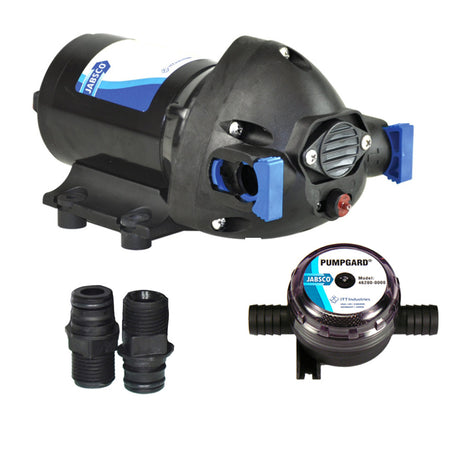 Jabsco ParMax Shower DrainGeneral Purpose Pump  35GPM25psi12VDC wStrainer