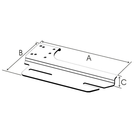 RAM Mount No Drill Vehicle Base fDodge CaliberAvenger