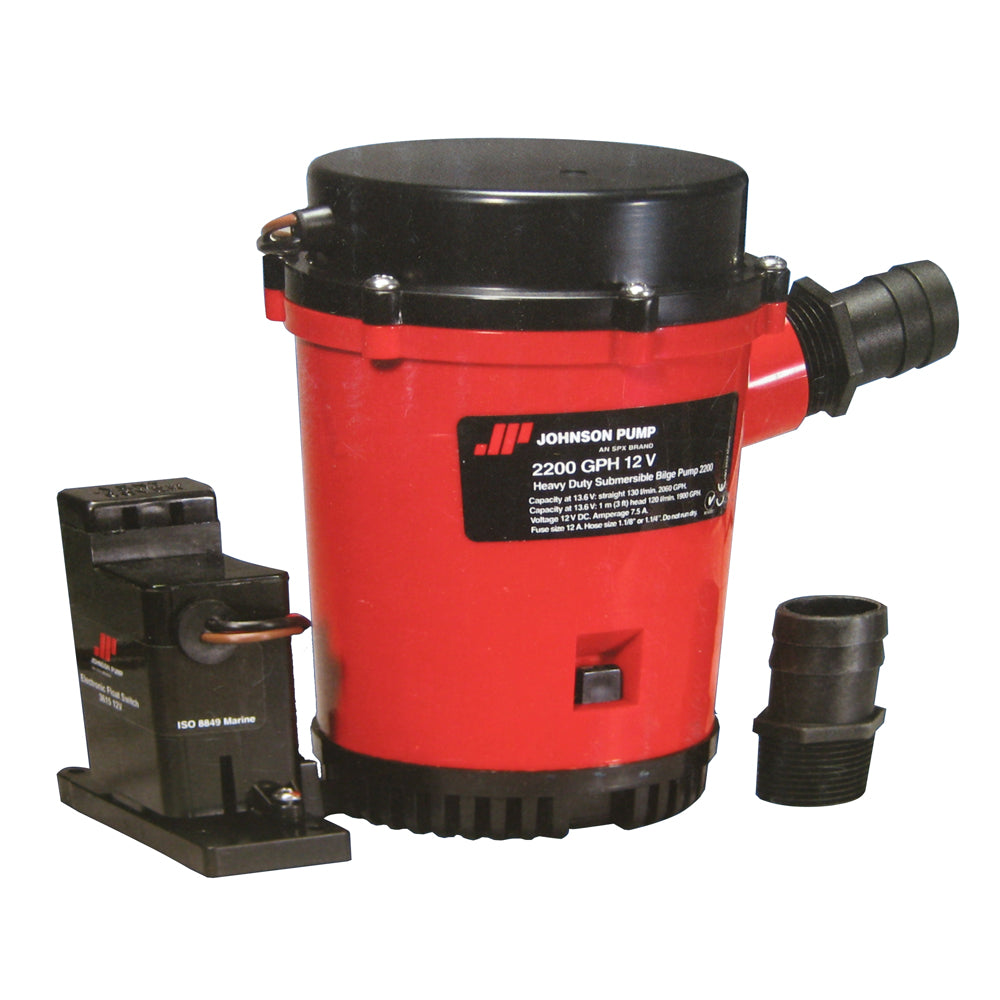 Johnson Pump 2200GPH Auto Bilge Pump wMag Switch  12V