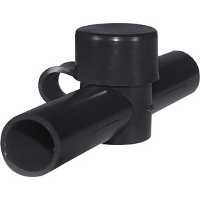 Blue Sea 4002 Cable Cap Dual Entry  Black
