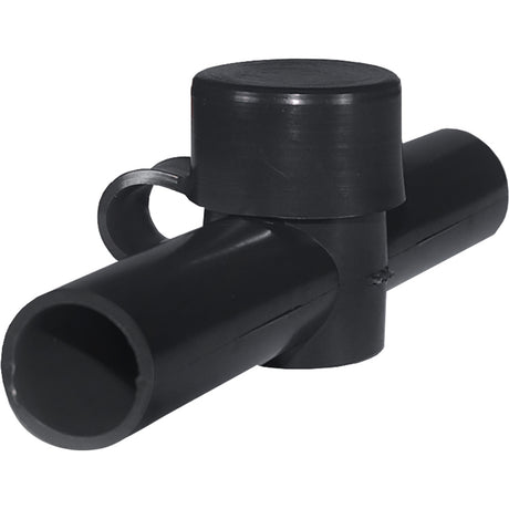 Blue Sea 4002 Cable Cap Dual Entry  Black