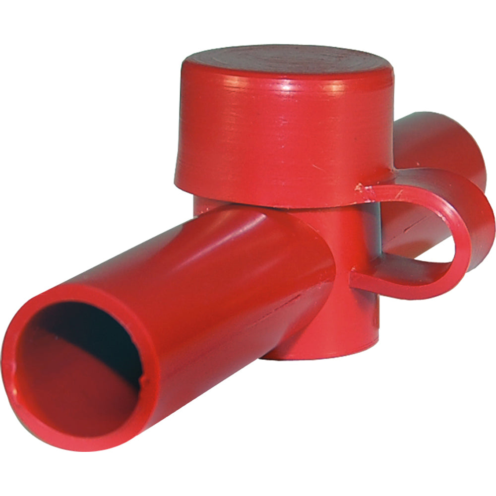 Blue Sea 4003 Cable Cap Dual Entry  Red