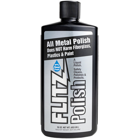 Flitz Polish  Liquid  16 oz Bottle