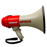 Speco ER370 Deluxe Megaphone wSiren  RedGrey  16W