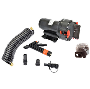 Johnson Pump 52 GPM Aqua Jet Washdown Pump Kit wHose  24V 6453424
