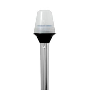 Attwood Frosted Globe AllAround Pole Light w2Pin Locking Collar Pole  12V  36