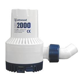 Attwood HeavyDuty Bilge Pump 2000 Series  12V  2000 GPH