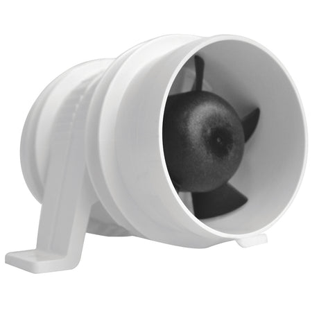 Attwood Turbo 3000 Series WaterResitant InLine Blower  12V  White