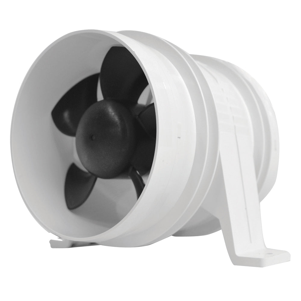 Attwood Turbo 4000 Series II WaterResistant InLine Blower  12V  White