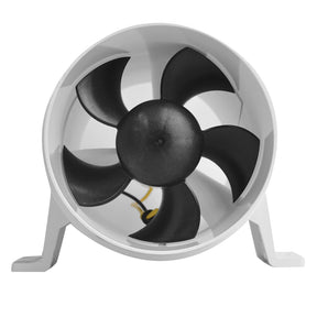 Attwood Turbo 4000 Series II WaterResistant InLine Blower  12V  White