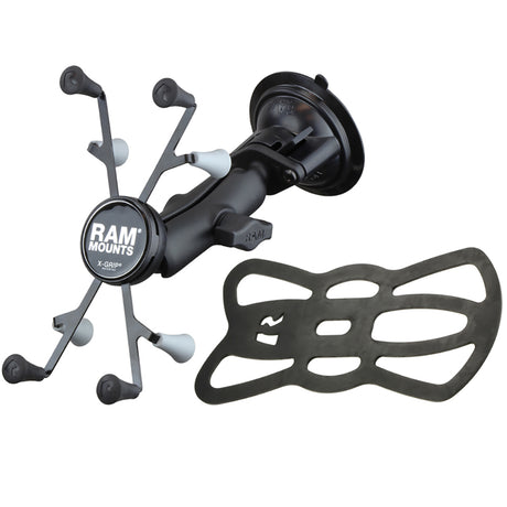 RAM Mount Twist Lock Suction Cup Base wUniversal XGrip II