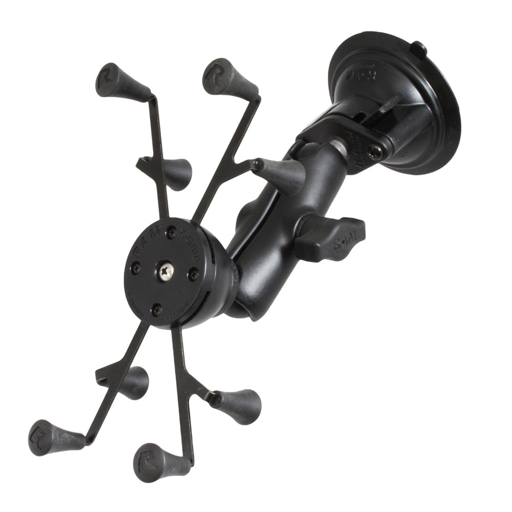 RAM Mount Twist Lock Suction Cup Base wUniversal XGrip II