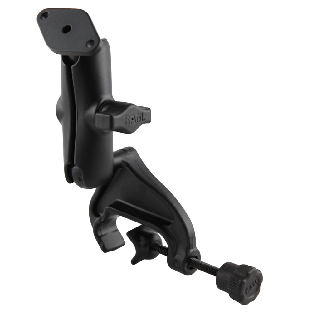 RAM Mount Yoke Clamp Mount Double Socket Arm wDiamond Base Adapter
