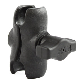 RAM Mount Composite Short Double Socket Arm f1 Ball