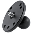 RAM Mount 25 Round Base w1 Ball and 1420 Threaded Male Post
