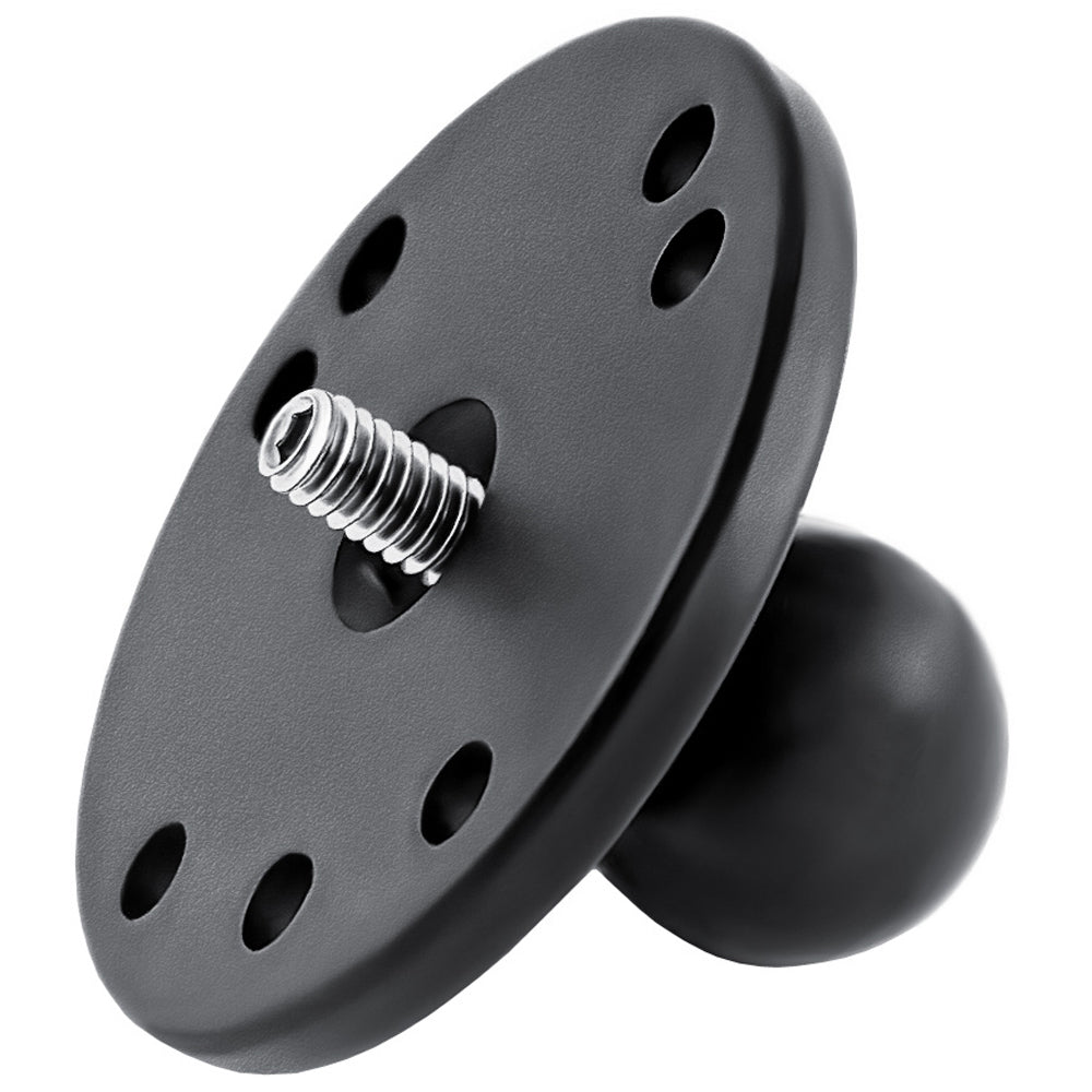 RAM Mount 25 Round Base w1 Ball and 1420 Threaded Male Post