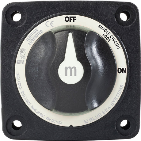 Blue Sea 6006200 Battery Switch Mini ONOFF  Black