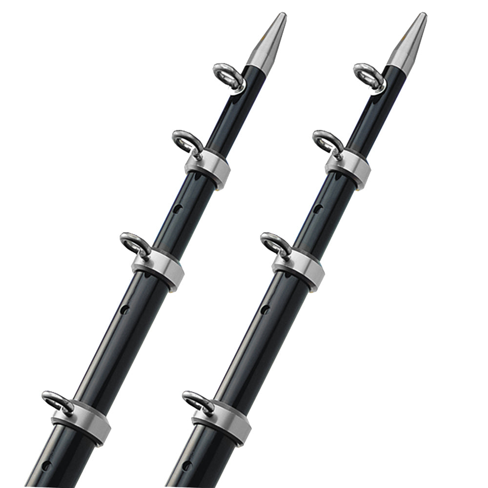 TACO 15 Telescopic Outrigger Poles HD 112  BlackSilver