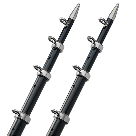 TACO 15 Telescopic Outrigger Poles HD 112  BlackSilver