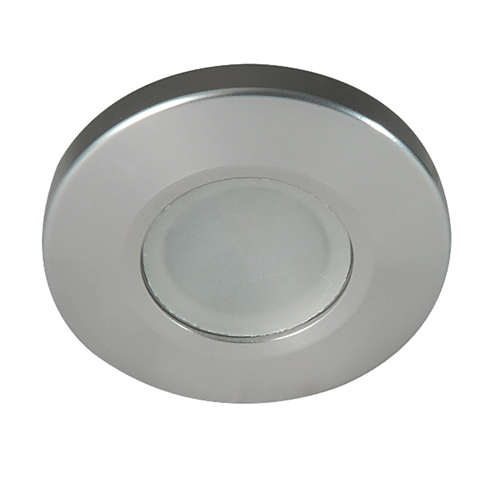 Lumitec Orbit  Flush Mount Down Light  Brushed Finish  3Color BlueRed Non Dimming wWhite Dimming Light