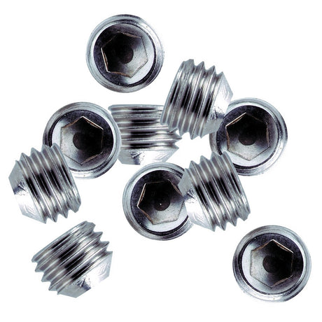 Whitecap 1428 Thread SS Set Screws  10 Pack