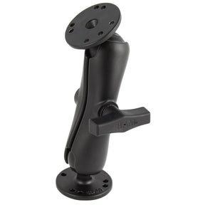 RAM Mount 15 Ball Double Socket Arm w2 25 Round Bases  AMPs Pattern
