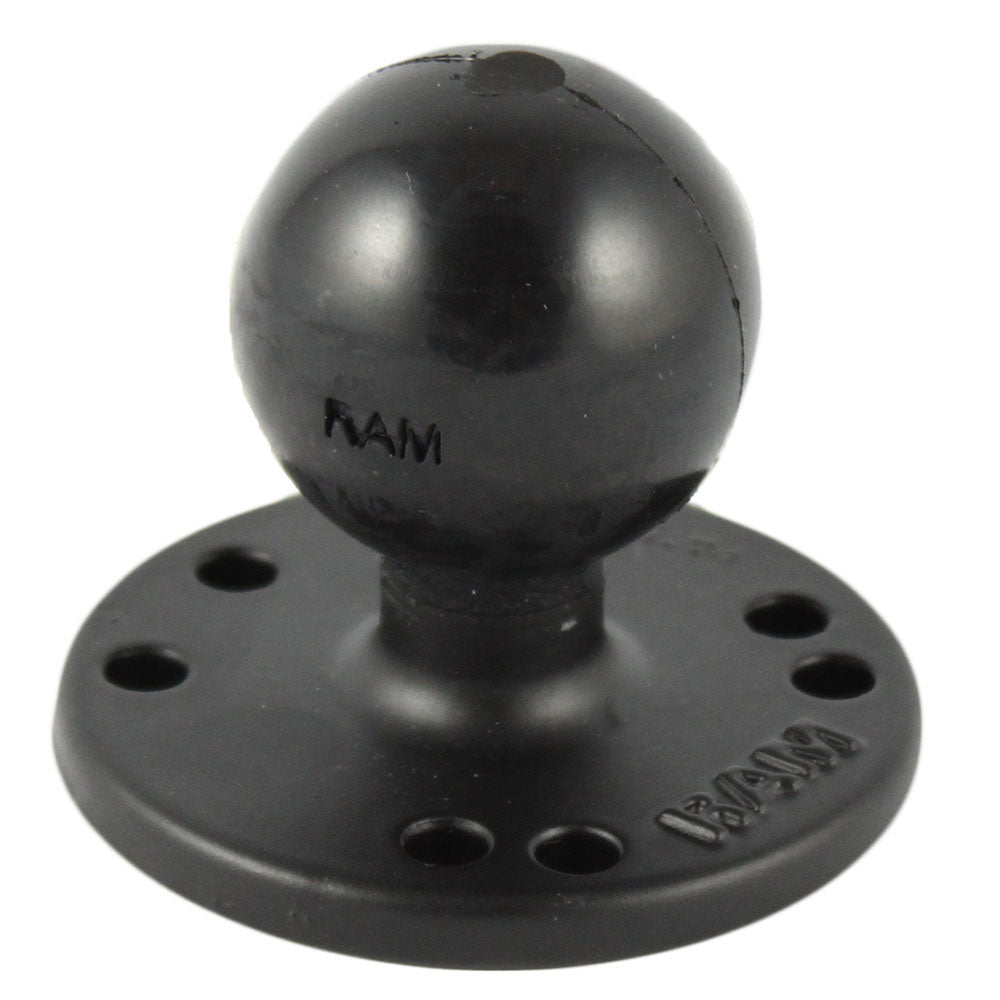 RAM Mount 25 Round Base w03118 Female Thread  15 Ball  AMPs Pattern