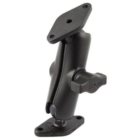 RAM Mount 1 Diameter Ball Mount w2 Diamond Bases