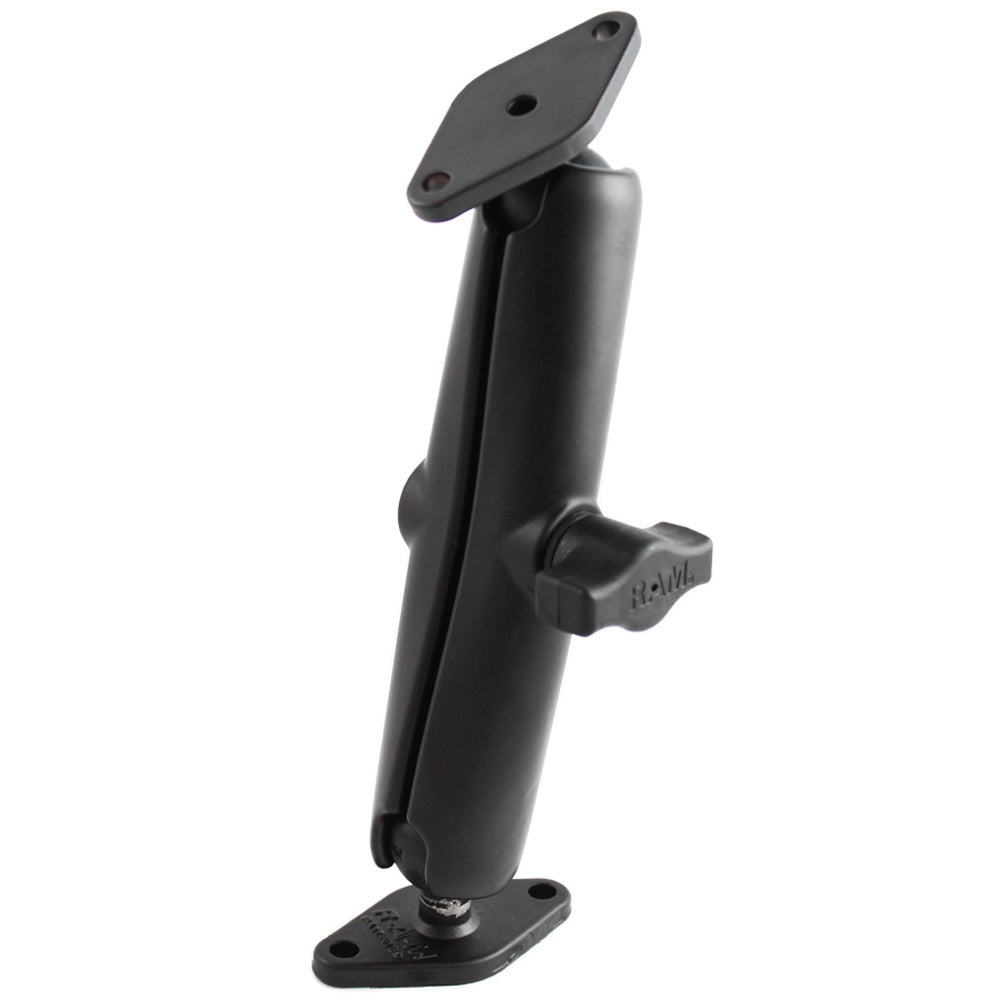 RAM Mount 1 Diameter Ball Mount wLong Arm  2 Diamond Bases