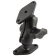 RAM Mount 1 Diameter Ball Mount wShort Arm  2 Diamond Bases