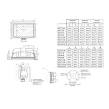 Scanstrut Scanpod Slim Deck Pod  f10 to 12 Display  White
