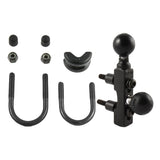 RAM Mount Motorcycle Combination Base fHandlebar or BrakeClutch Reservoir w2 1 Balls